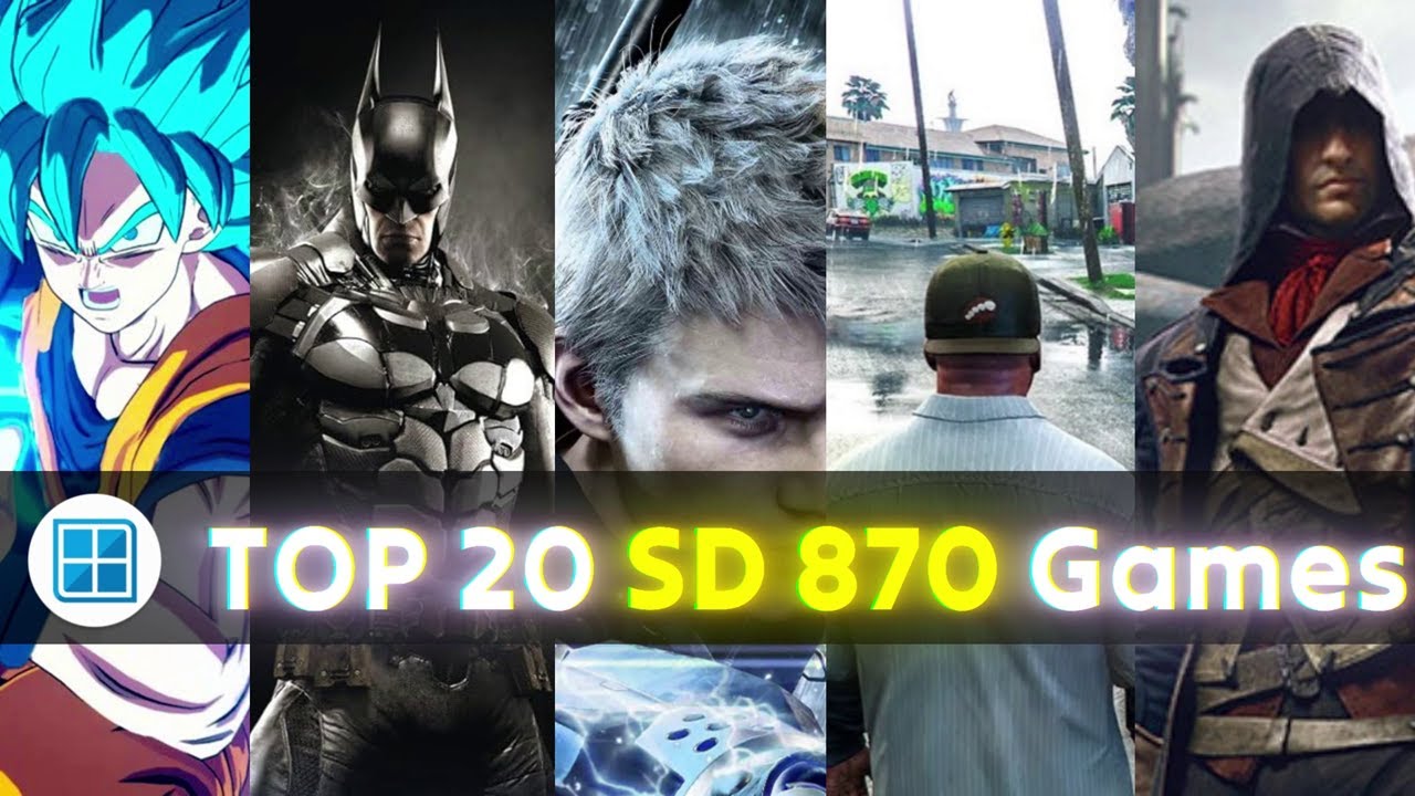 TOP 20 Winlator High-End Graphics Games for Snapdragon 870 & High
