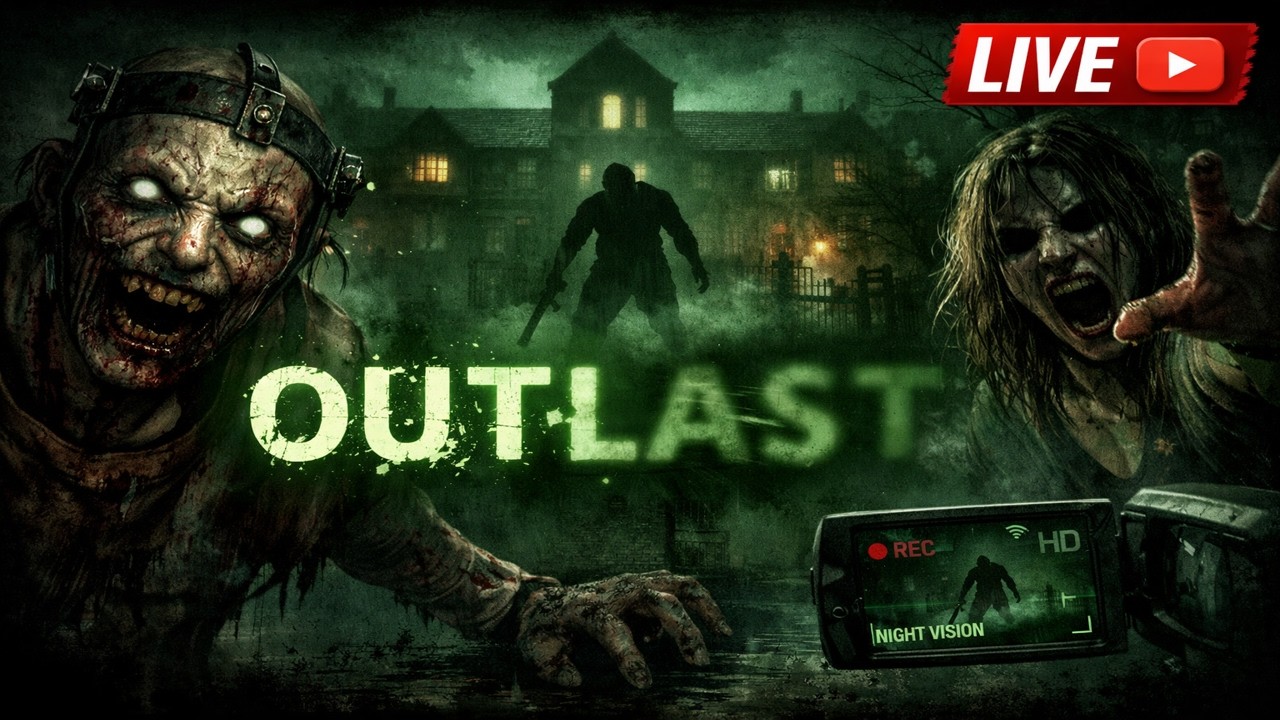 Outlast || Trying to escape😱😨||