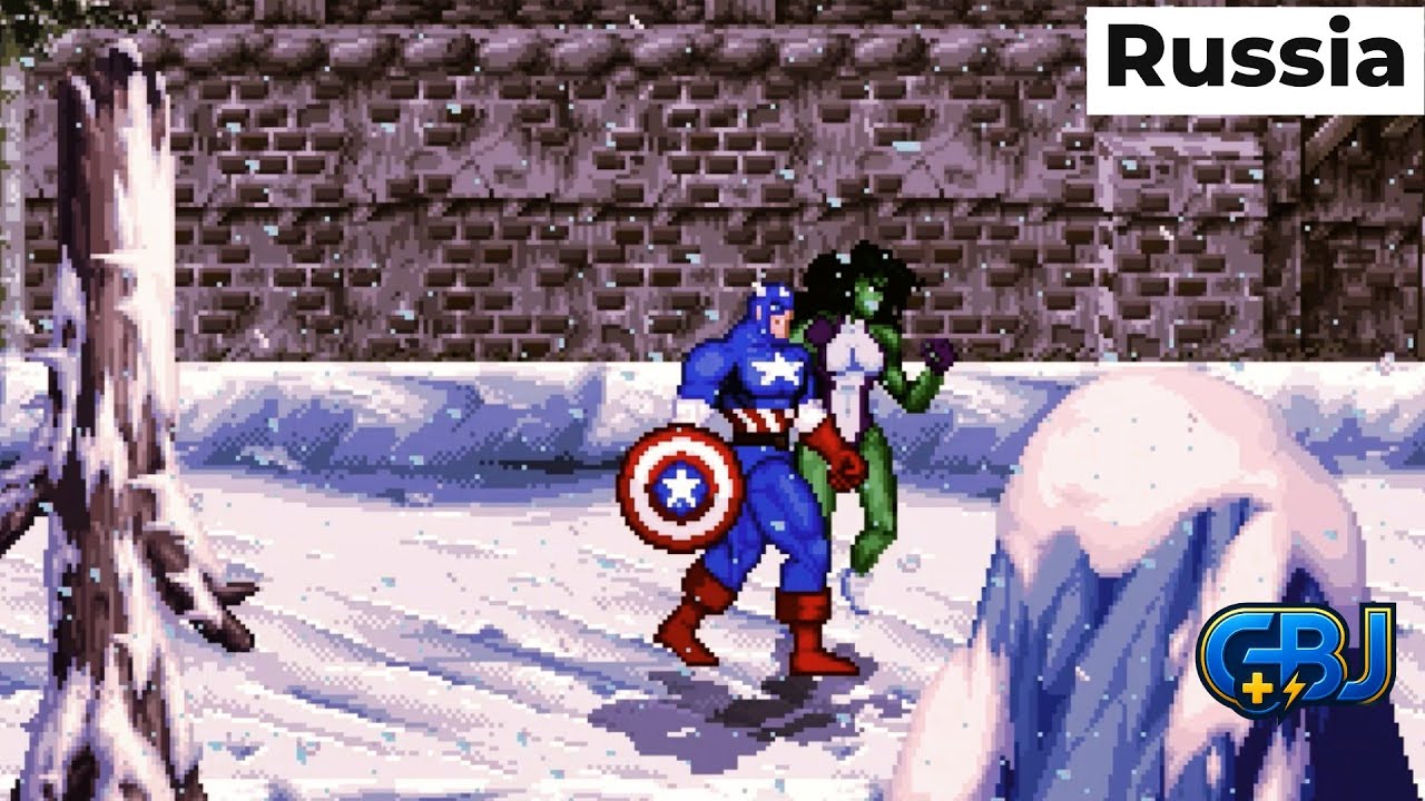 Captain America & She-Hulk – Marvel Infinite War OpenBOR Co-Op 2025 Gameplay (Russia Stage)