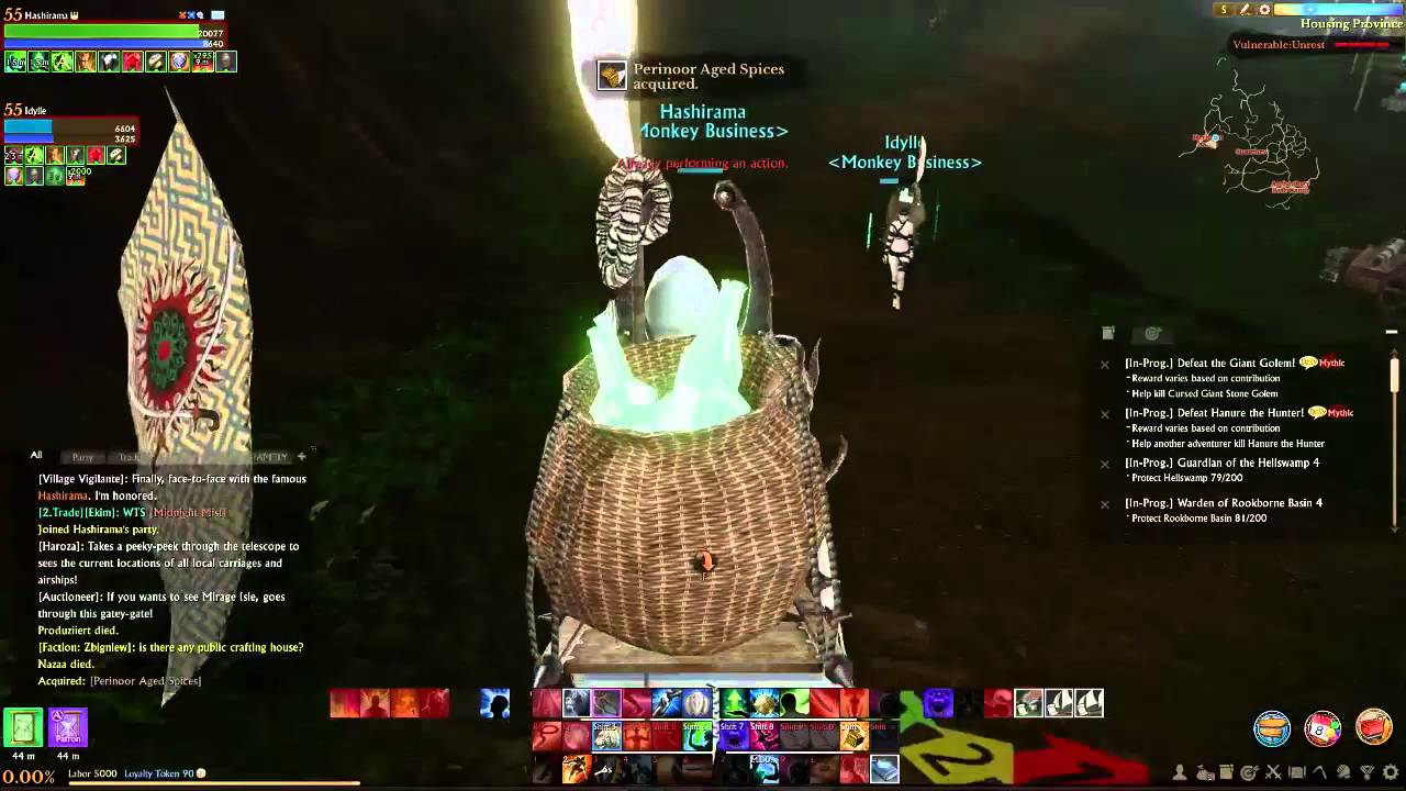 Stealing Packs at Perinoor Ruins