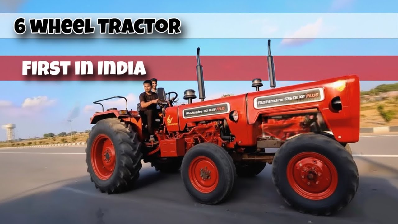 6 Wheel Tractor|| First In India Tractor 🚜 Experiment||