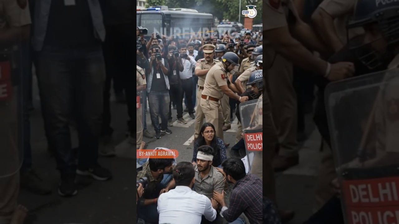 Jantar Mantar Student Protest Violence | Police, BJP Or PM Modi? | By Ankit Agrawal #shorts