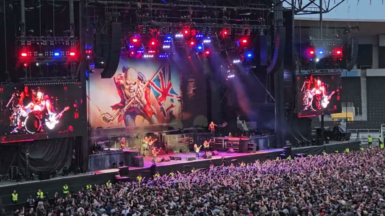 Iron Maiden - The Trooper Helsinki Olympic Stadium 16.6.2025 4K