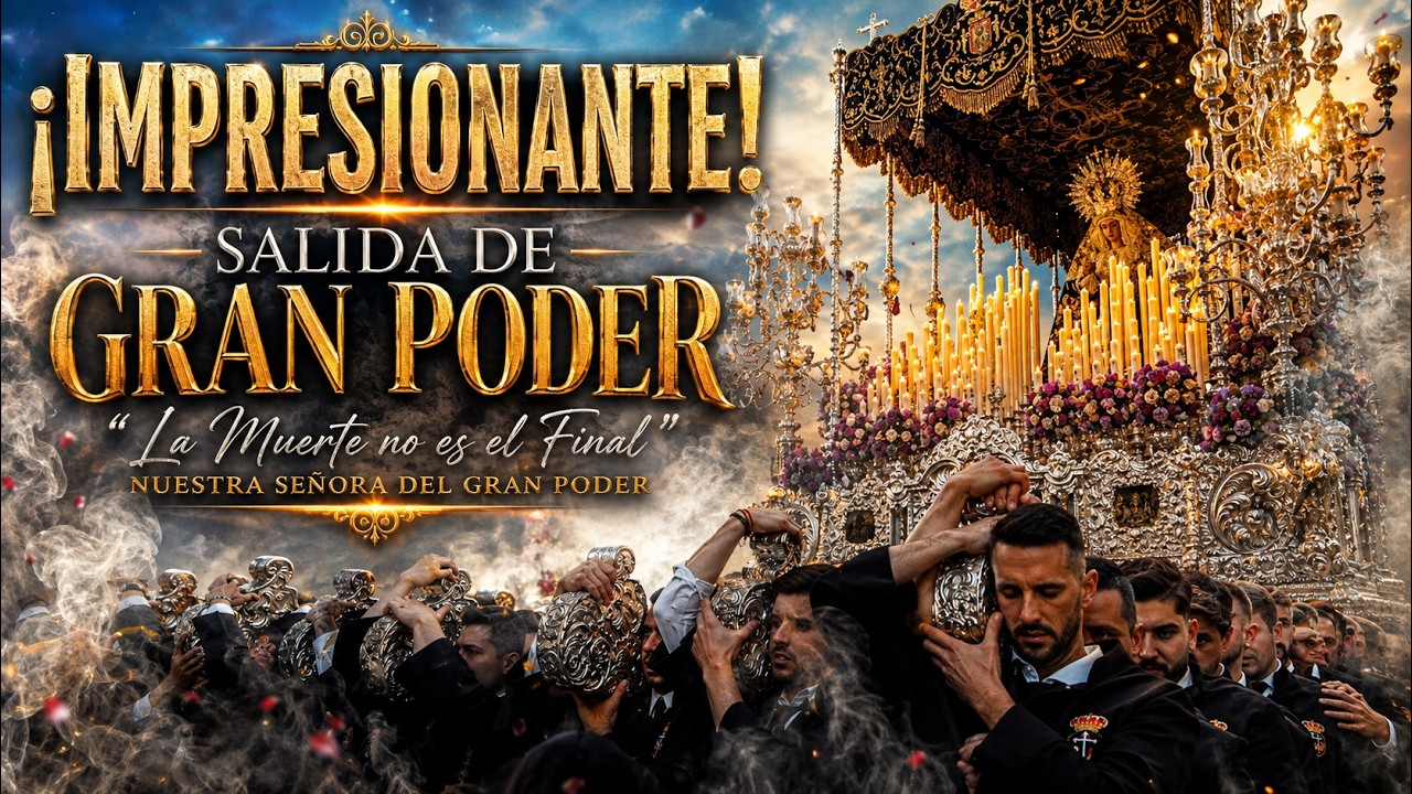 ▶️ IMPRESIONANTE SALIDA DE GRAN PODER  | SEMANA SANTA MÁLAGA 2025 | [4K]