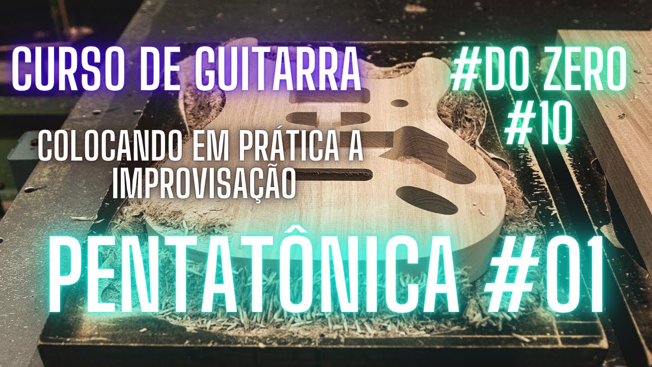 Curso de Guitarra! #10 Pentatônica Am7 Ideias e frases  