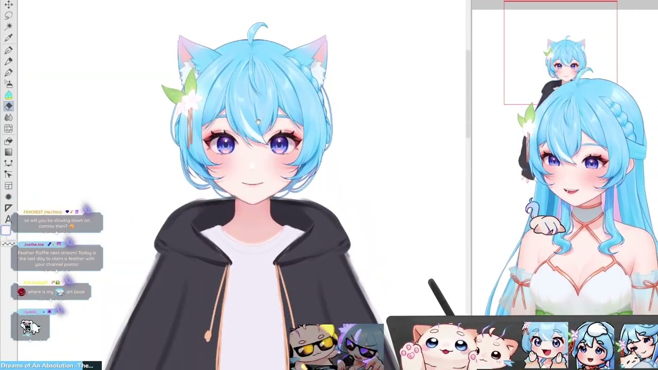 23Dec2025 ✧ Last day for feathers this year! I will finish this today c: ✧