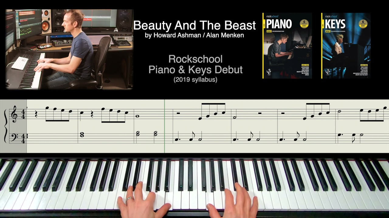 Beauty And The Beast - Rockschool Piano & Keys Debut (2019 Syllabus)