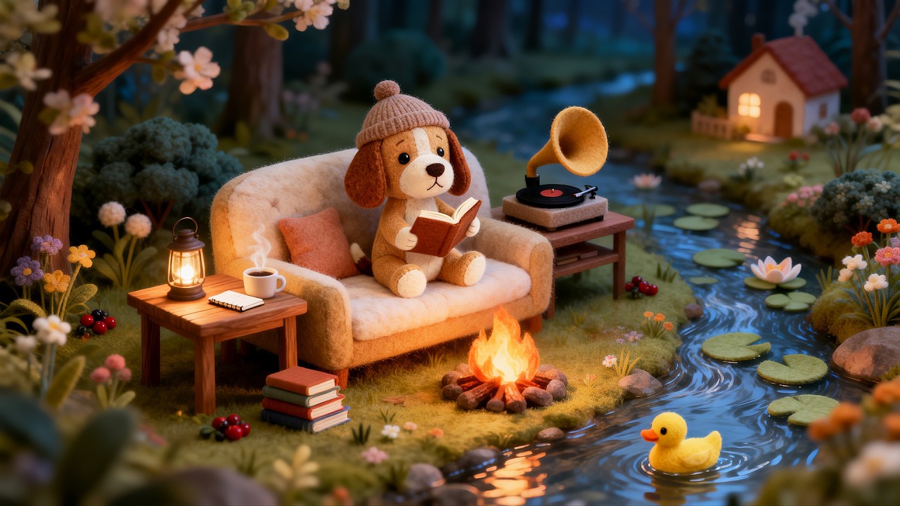 No rush, no pressure—just steady and calm. | Lofi Rain☂️| Jazzy Lofi for Study & Relax