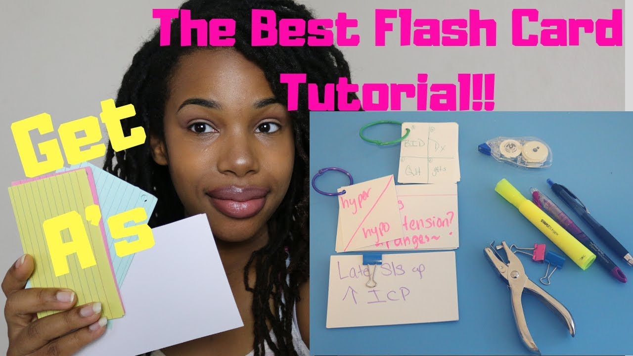 The Ultimate Guide to Flash Cards~Nursing, Med School, High School & College!!