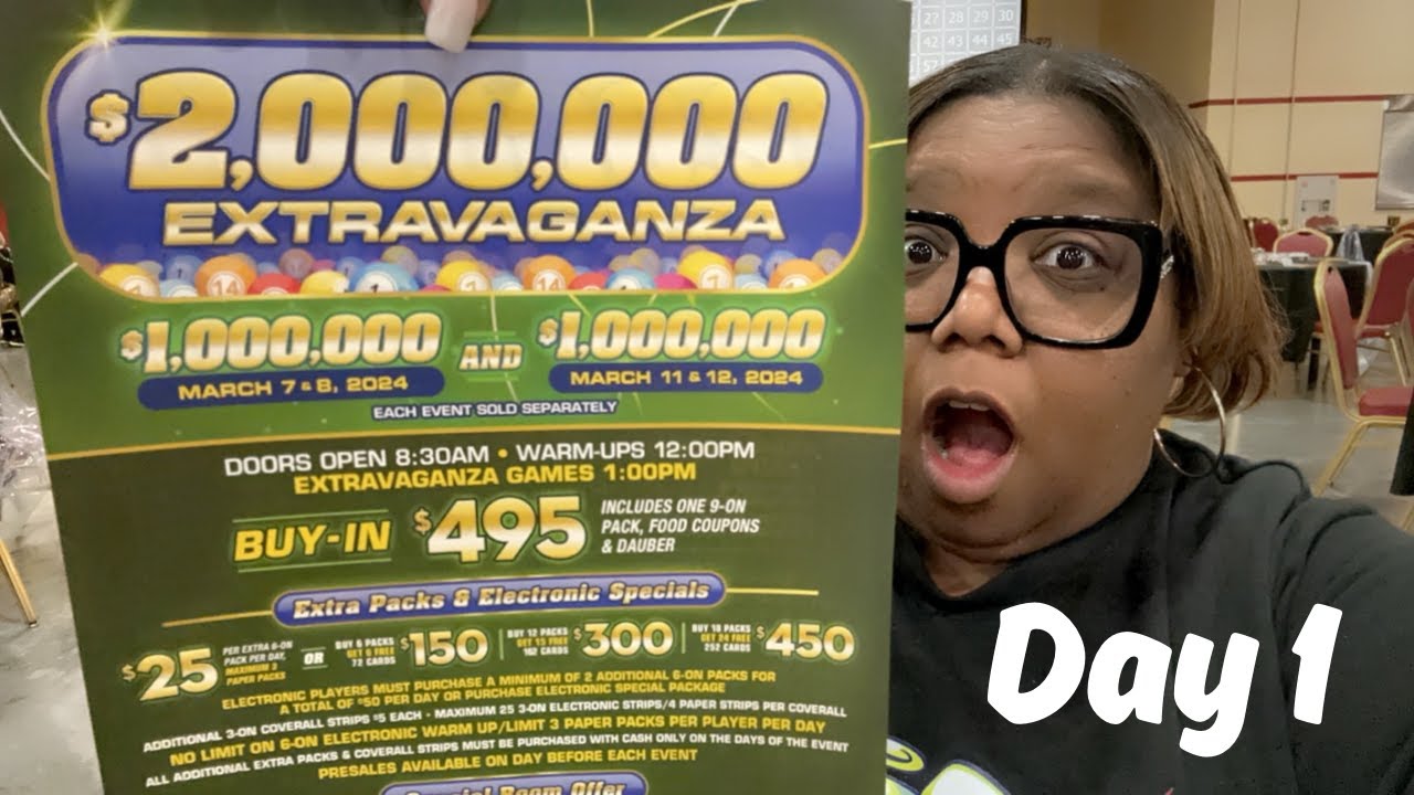 3/11/24 $1 Million Dollar Bingo Day 1 South Point Casino Bingo Extravaganza