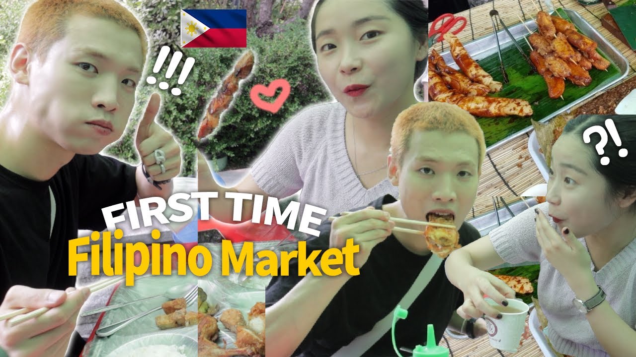 Introducing Filipino Food 🇵🇭 to My Korean Guy Friend!｜Hyehwa market, Insadong walk