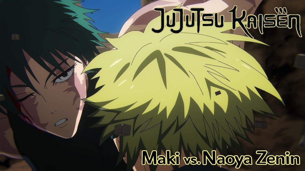 Maki vs Naoya Zenin Full Fight  | Jujutsu Kaisen Season 3 Episode 04 | Eng Sub | 4K