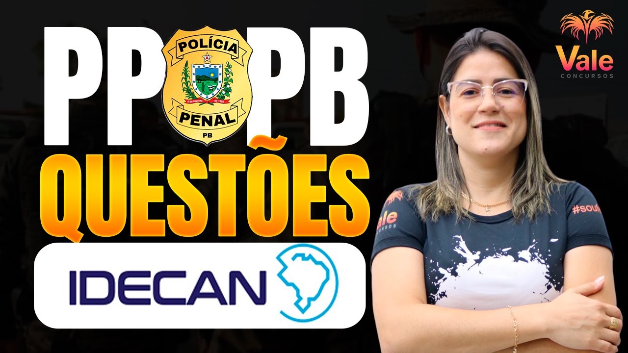 QUESTÕES IDECAN - Português para PPPB | Prof. Angélica