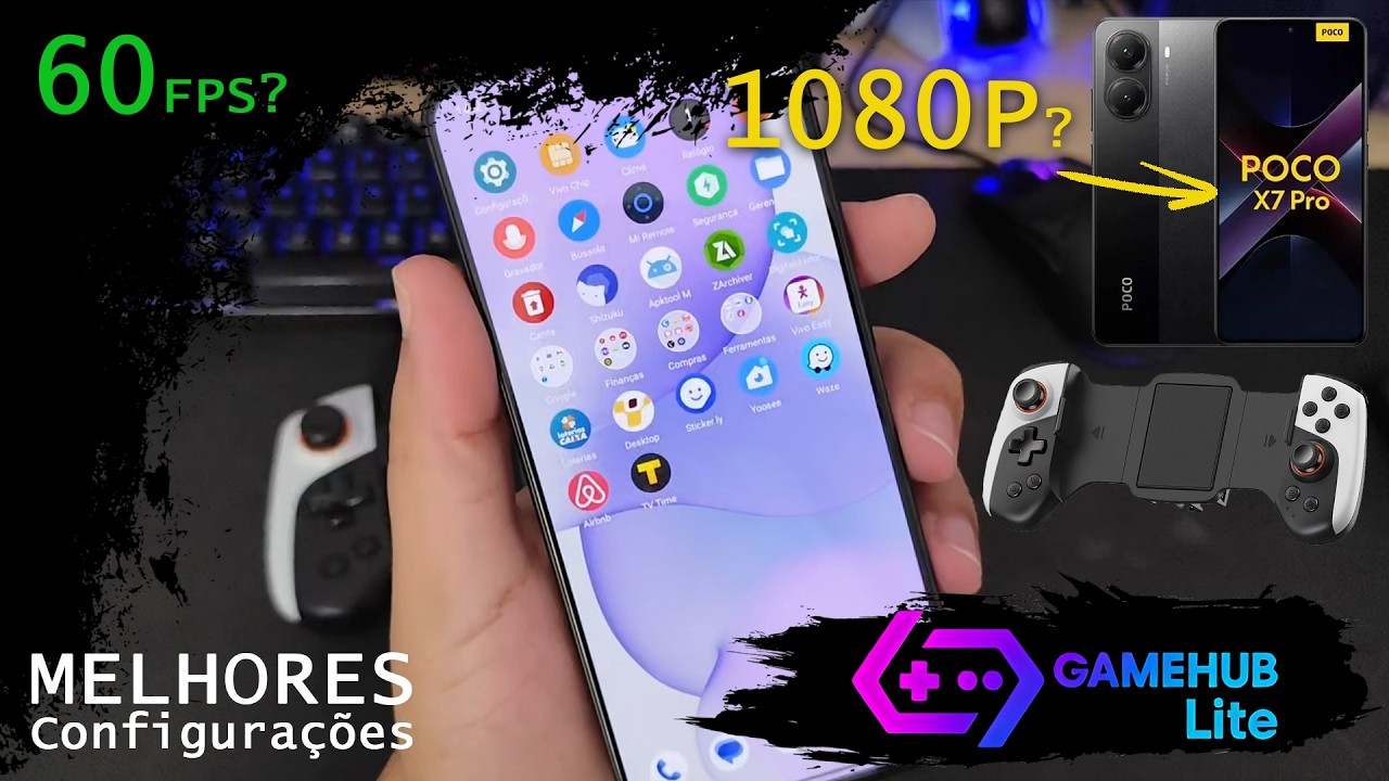 Como ter a MELHOR performance possível no POCO X7 Pro | GameHub Lite v5.3.5 AnTuTu + Vortek 2.1!