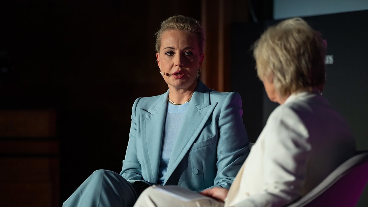 Yulia Navalnaya: 'We were lucky that our love got stronger and stronger every year.'