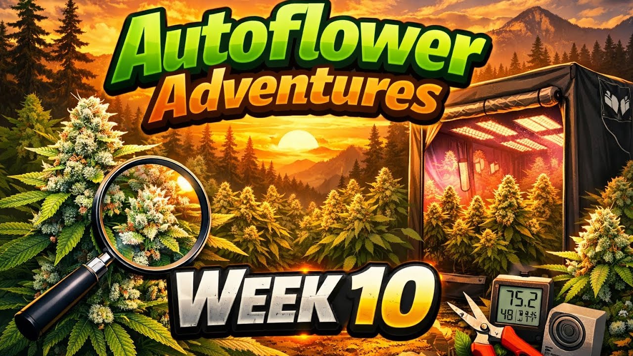 STANKS AUTOFLOWER ADVENTURES WEEK 10 FROM SEED