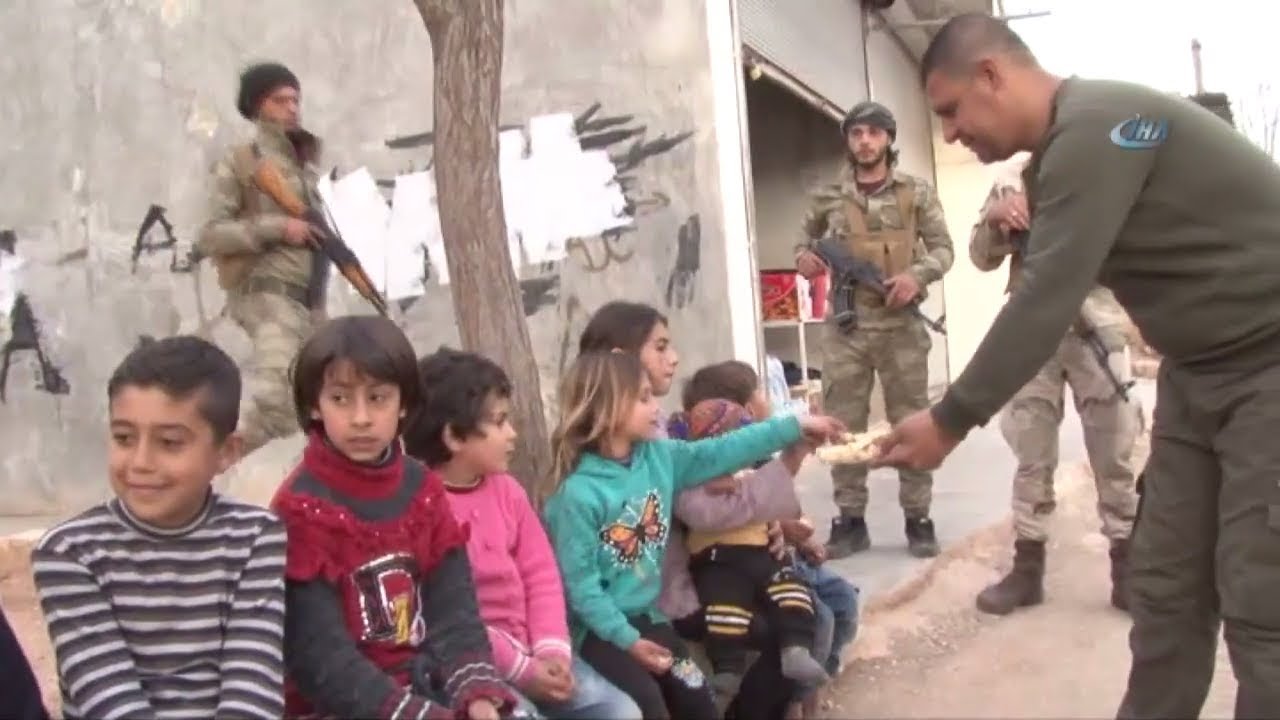 ÖSO, Afrinli Çocuklara Tatlı Dağıttı - Afrin Zaferi