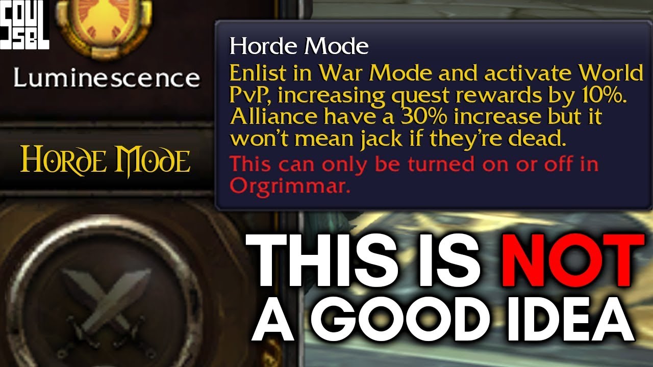 30% War Mode Buff? Not the Fix I Hoped For - World of Warcraft 8.1 Tides of Vengeance