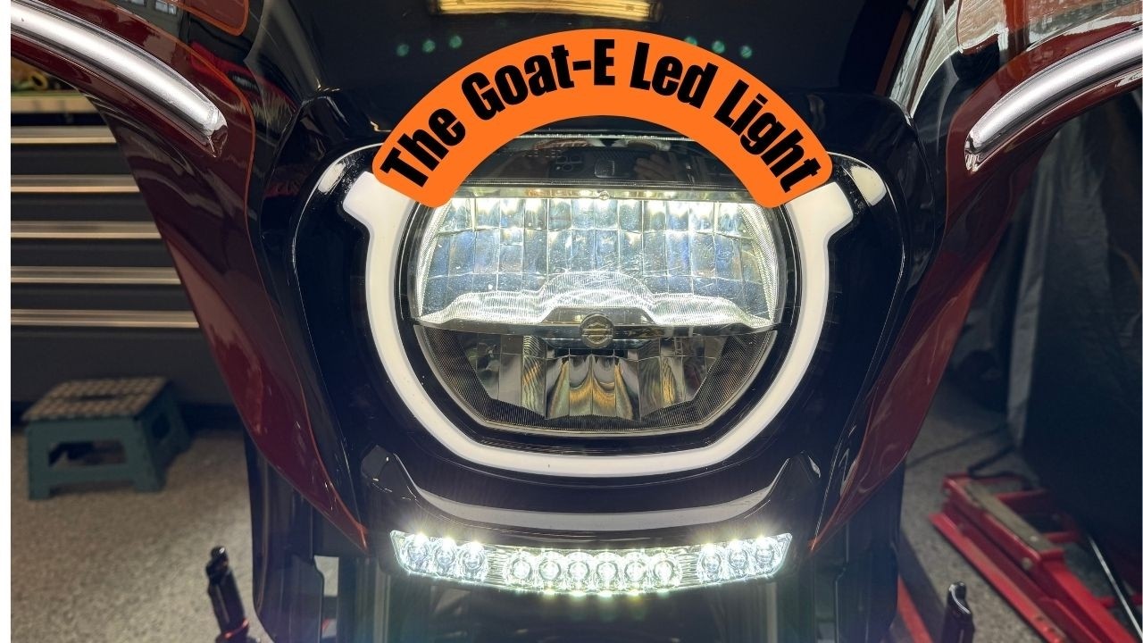 Installing The New Ciro Goat-E light For My Harley Davidson CVO Streetglide.