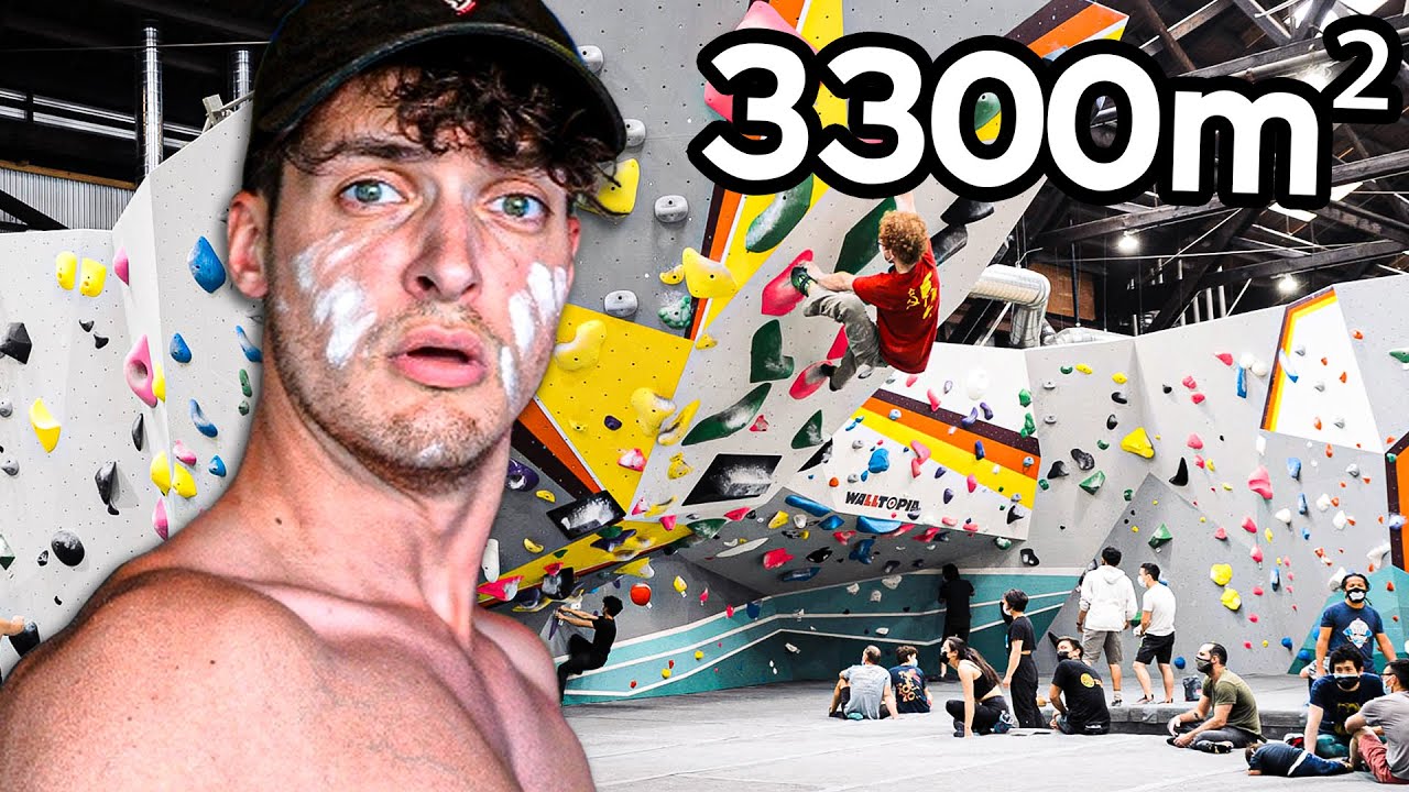 KLIMMEN IN DE GROOTSTE BOULDER GYM VAN DE BENELUX!! (3300m2)