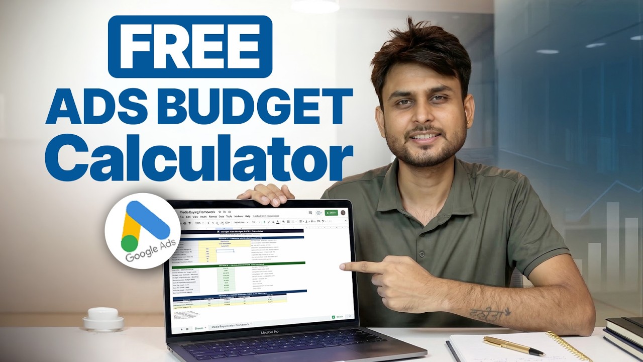 Why 90% Google Ads Campaigns Fail (Budget Planning Mistakes) | Free Budget Calculator | Aditya Singh