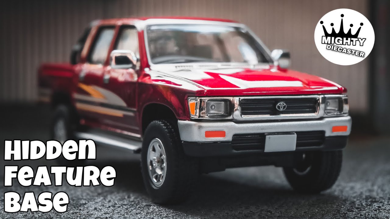 Unboxing Tomica Limited Vintage NEO Toyota Hilux 4WD Pick Up Double Cab (RED)