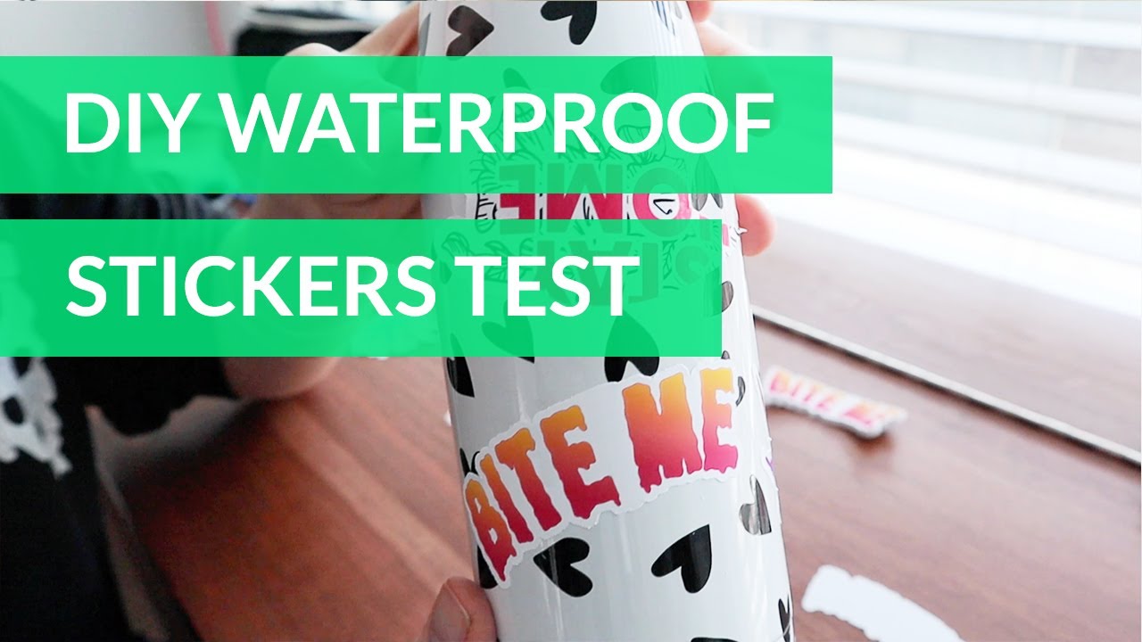 How To Make Waterproof Stickers Cricut