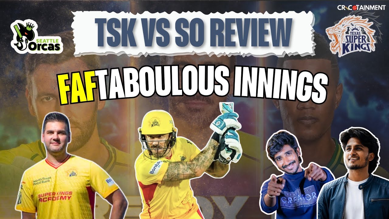 Inime NAMMA DHAAN 😎 | TSK vs Seatle Orcas Review | MLC | Tamil | CRICOTAINMENT 