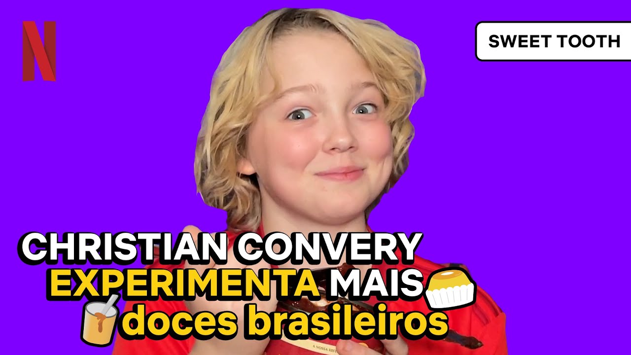 Christian Convery (Sweet Tooth) experimenta doces brasileiros | Netflix Brasil