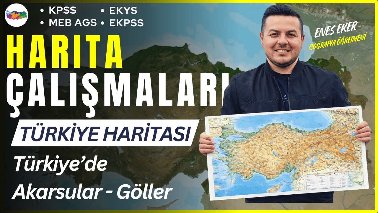 Türkiye Haritası Çalışması - Türkiye'Dış Kuvvetler - Enes EKER - #ags #coğrafya #kpss