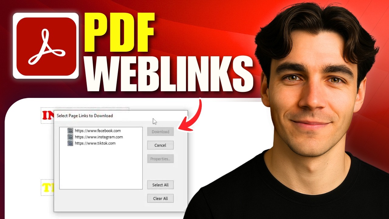 How To View All Weblinks In PDF Files Using Adobe Acrobat Pro DC (Tutorial 2026)