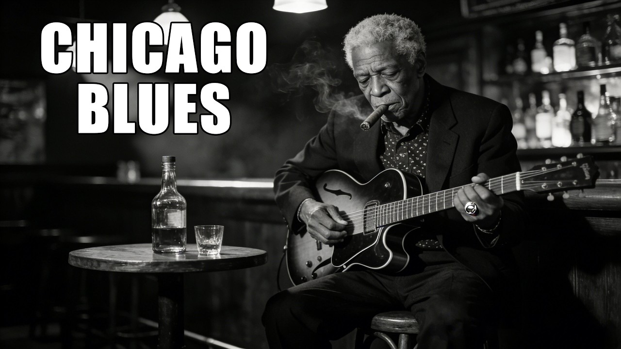 Chicago Blues Music – Relaxing Soulful Blues Collection | Smooth Slow Blues for Midnight Moments