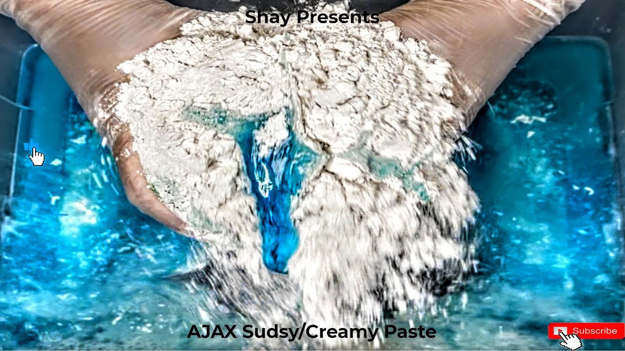 💙💙AJAX, Windex & Dawn ASMR Paste Squeezing Sponge💙💙