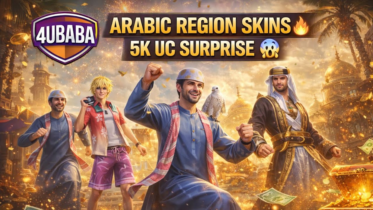بهترین اسکین‌های ریجن عربی 🔥 | Best Arabic Region Skins 😱 | 5K UC Surprise
