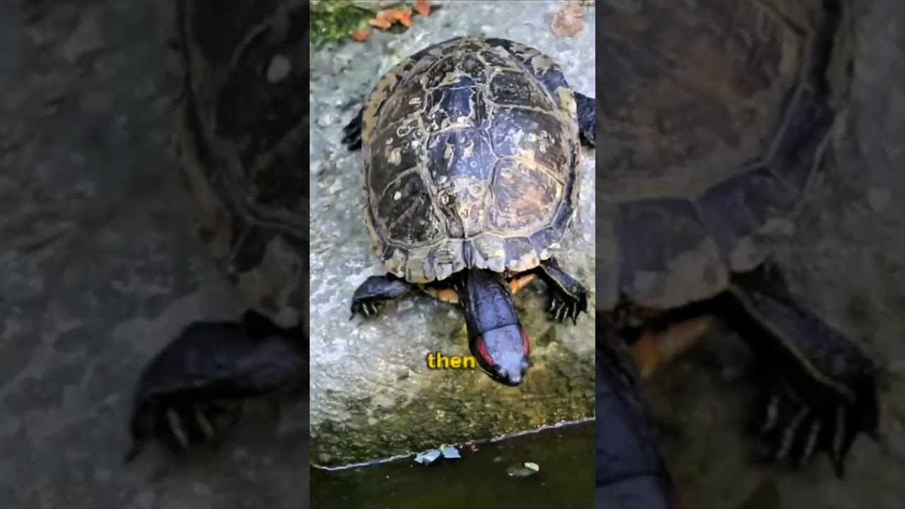 This Turtle Can Survive Without a Heartbeat… 😳❄️