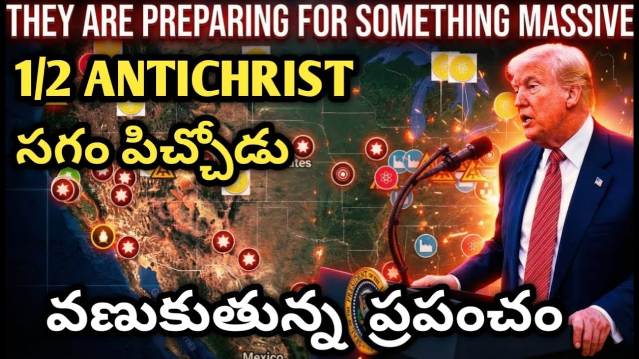 1/2 ANTICHRIST సగం పిచ్చోడు | ఈ ప్రపంచాన్ని ఇక దేవుడు కూడా కాపాడడు Is Donald Trump The Anti-Christ |