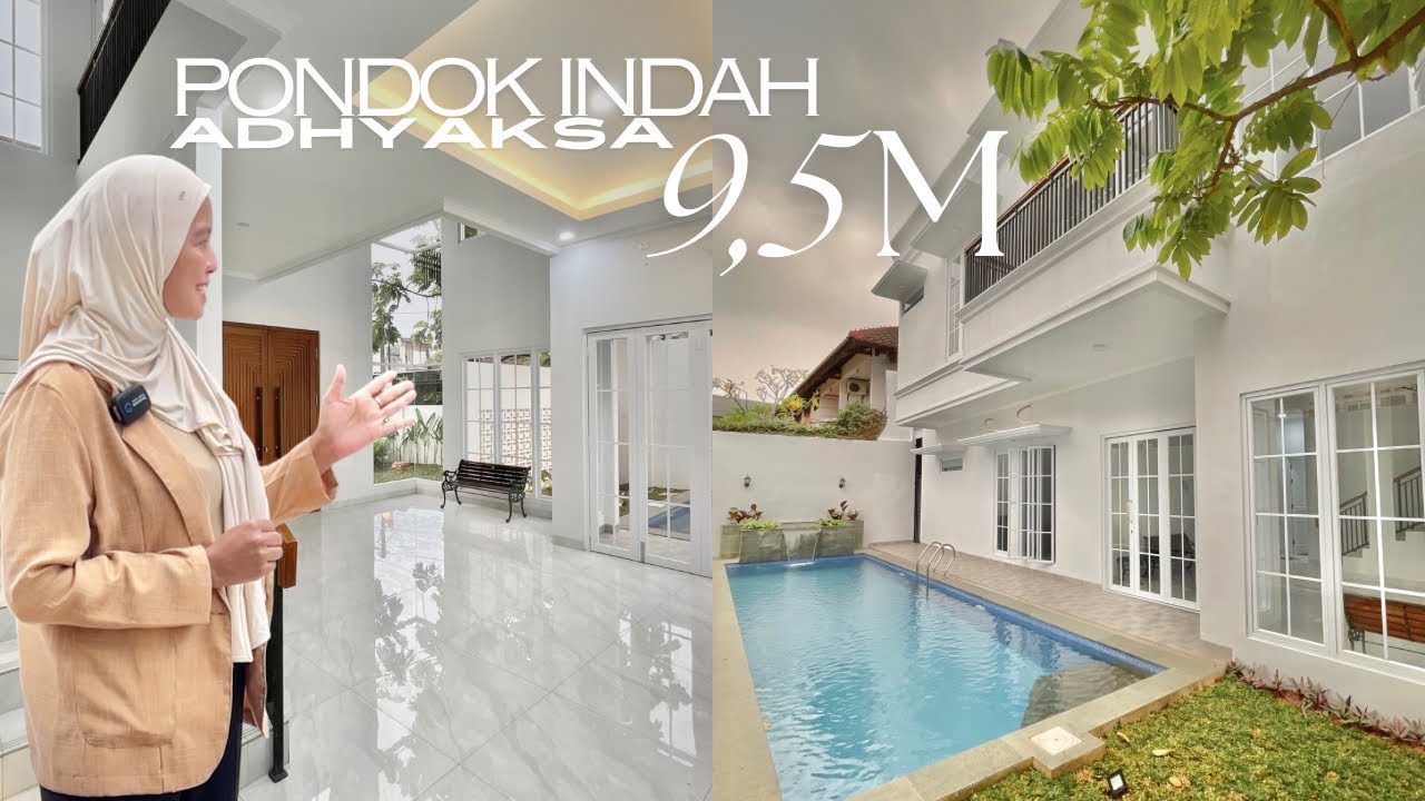 Selangkah ke Pondok Indah! Rumah semewah ini cuma 9,5M?! Open space serasa di luar rumah!
