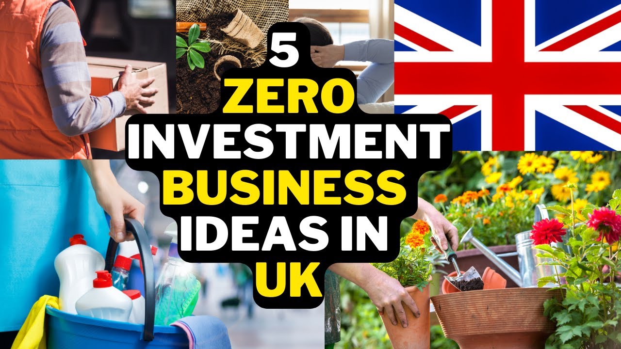🇬🇧 5 ZERO Investment Business Ideas In UK | Low Investment Business Ideas UK