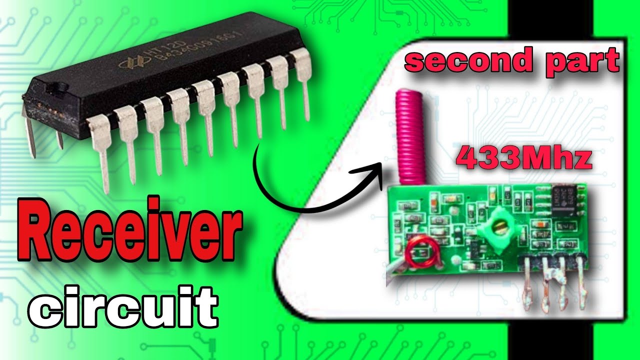 4channel remote control circuit project using HT12D ic // Second part