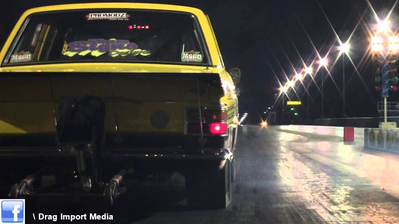 20B ROTARY FORD CORTINA - 'BUSHPIG' - TIM KREIS 8.08 @ 170 MPH - TNT 7/05/2014