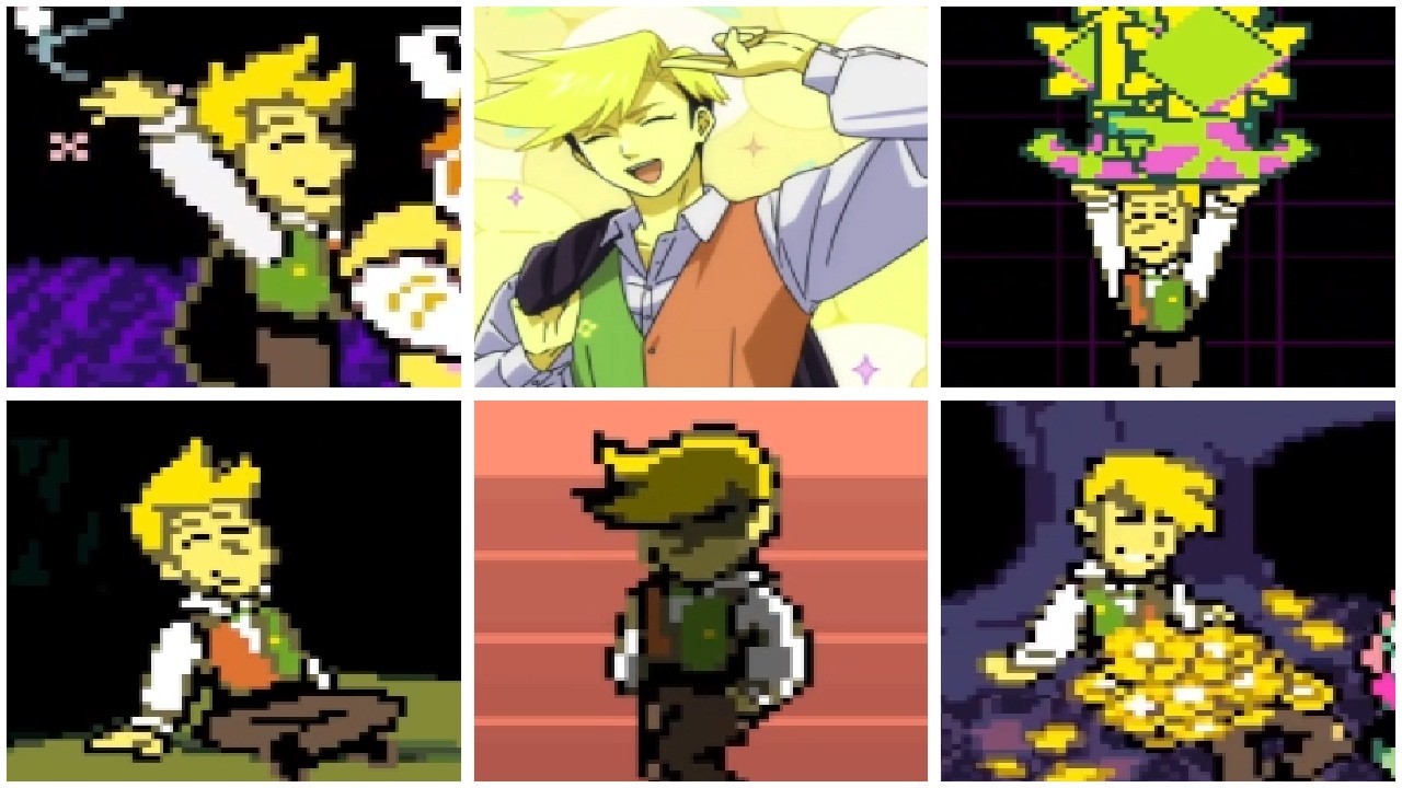 Deltarune Глава 5 ВСЕ СЦЕНЫ С ФЛАУРИ