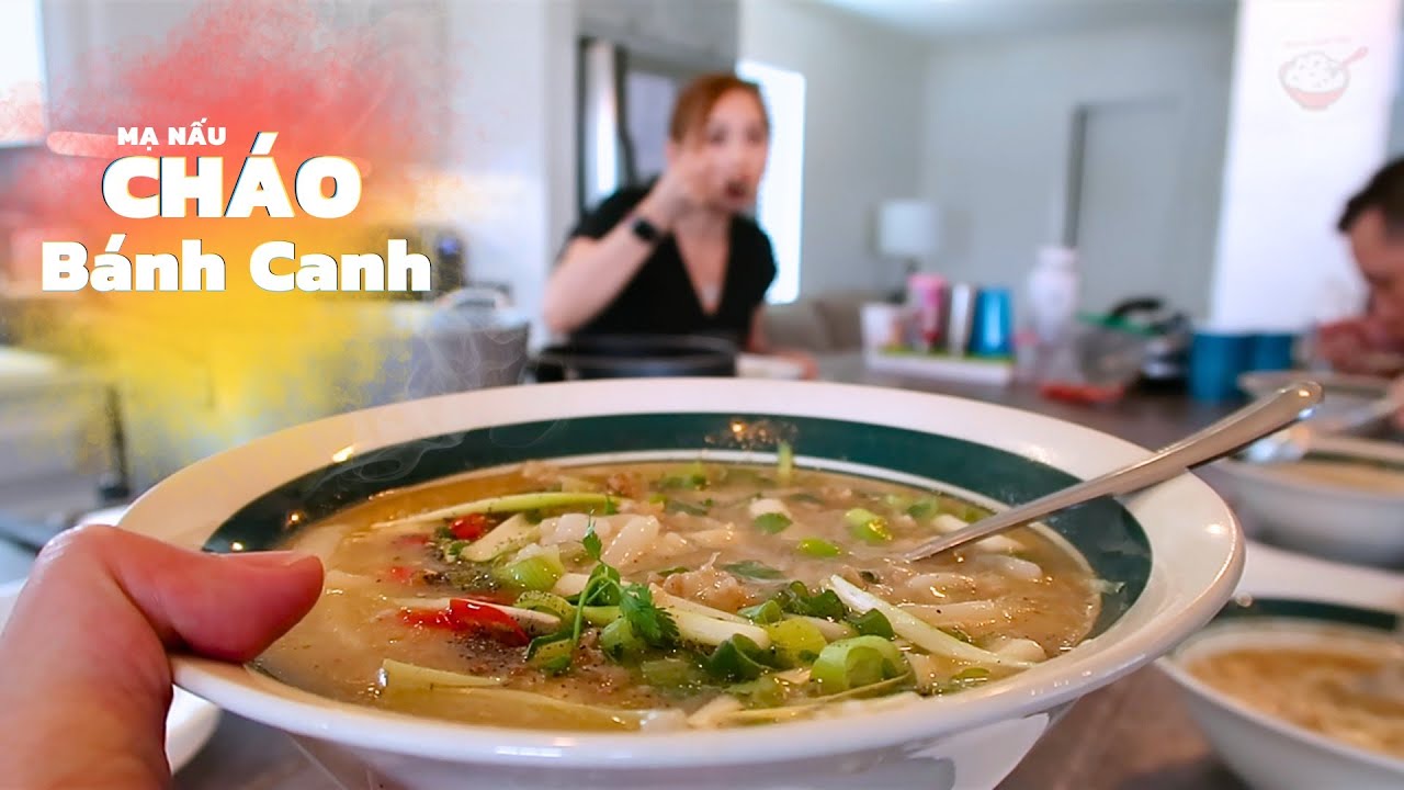 Nồi CHÁO BÁNH CANH siêu ngon trong căn nhà bên hồ (nhà này có ma???)