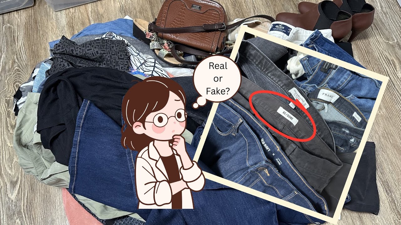 Thrift Haul: Secondhand Clothing Finds + Are These Re/Done Jeans Real?