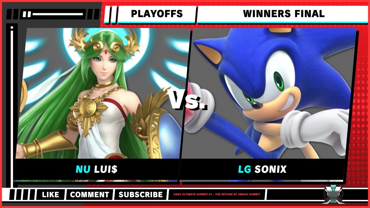 Vars Ultimate Summit #1 - The Return Of Smash Summit - Lui$ (Palutena) VS Sonix (Sonic) - SSBU