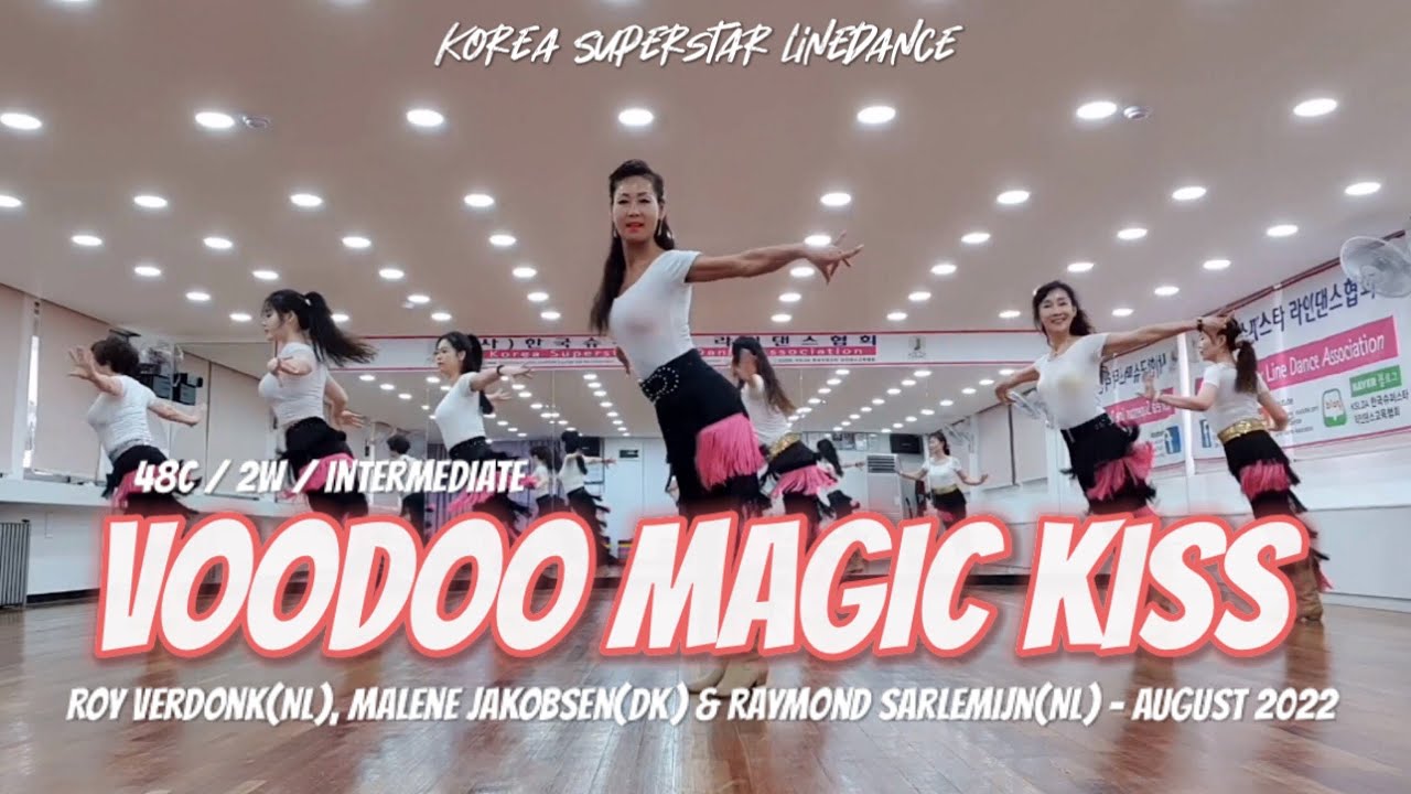 Voodoo Magic Kiss Linedance Demo & Counts 중급 라인댄스 | KSLDA 한국슈퍼스타라인댄스교육협회 💎협회장 송영순
