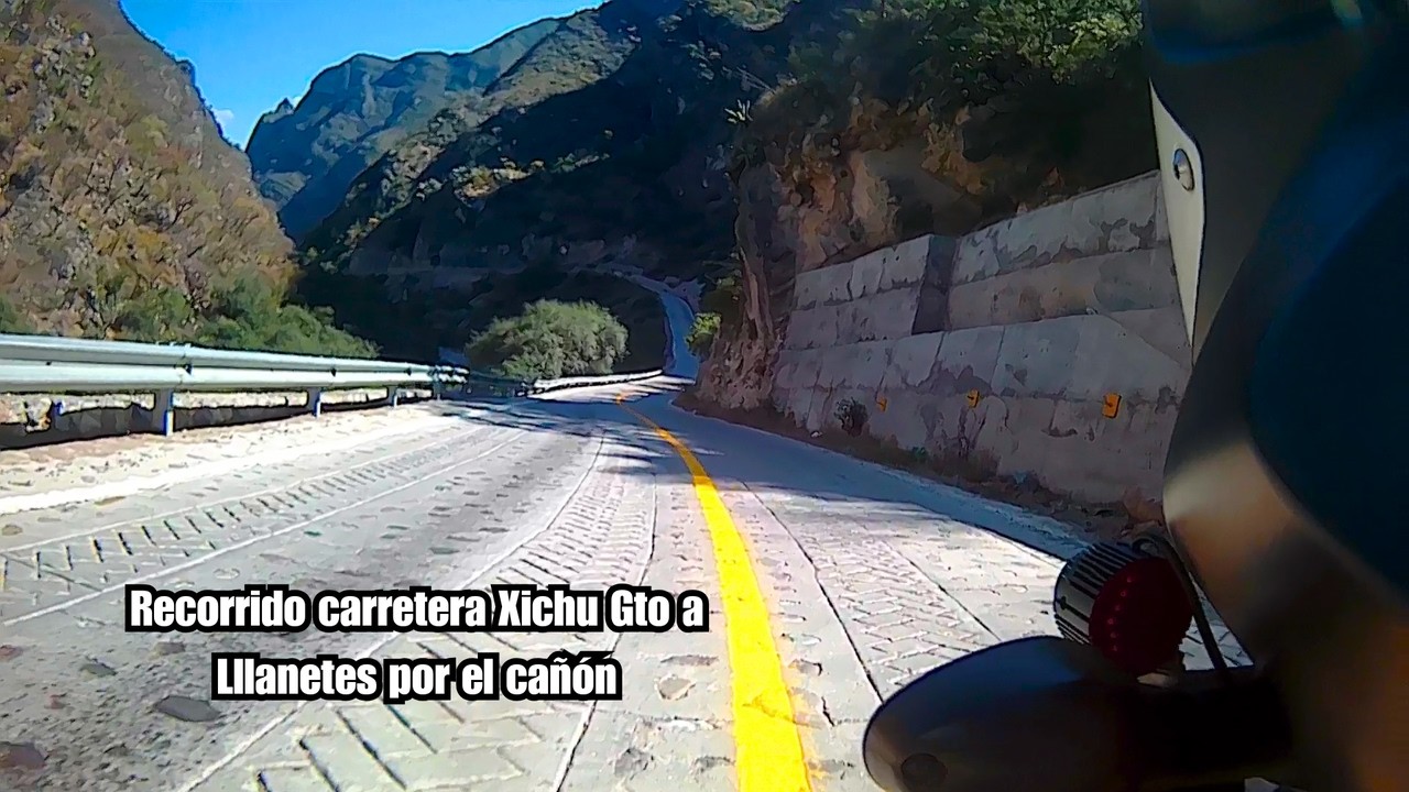 Carretera de Xichu a Llanetes Gto - El cañon de Llanetes