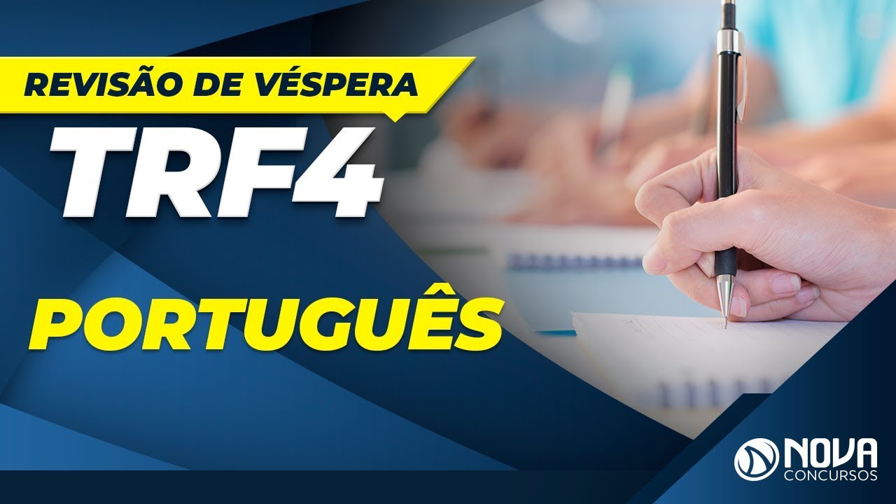 Concurso TRF4 2019 - Revis&atilde;o de V&eacute;spera - Portugu&ecirc;s