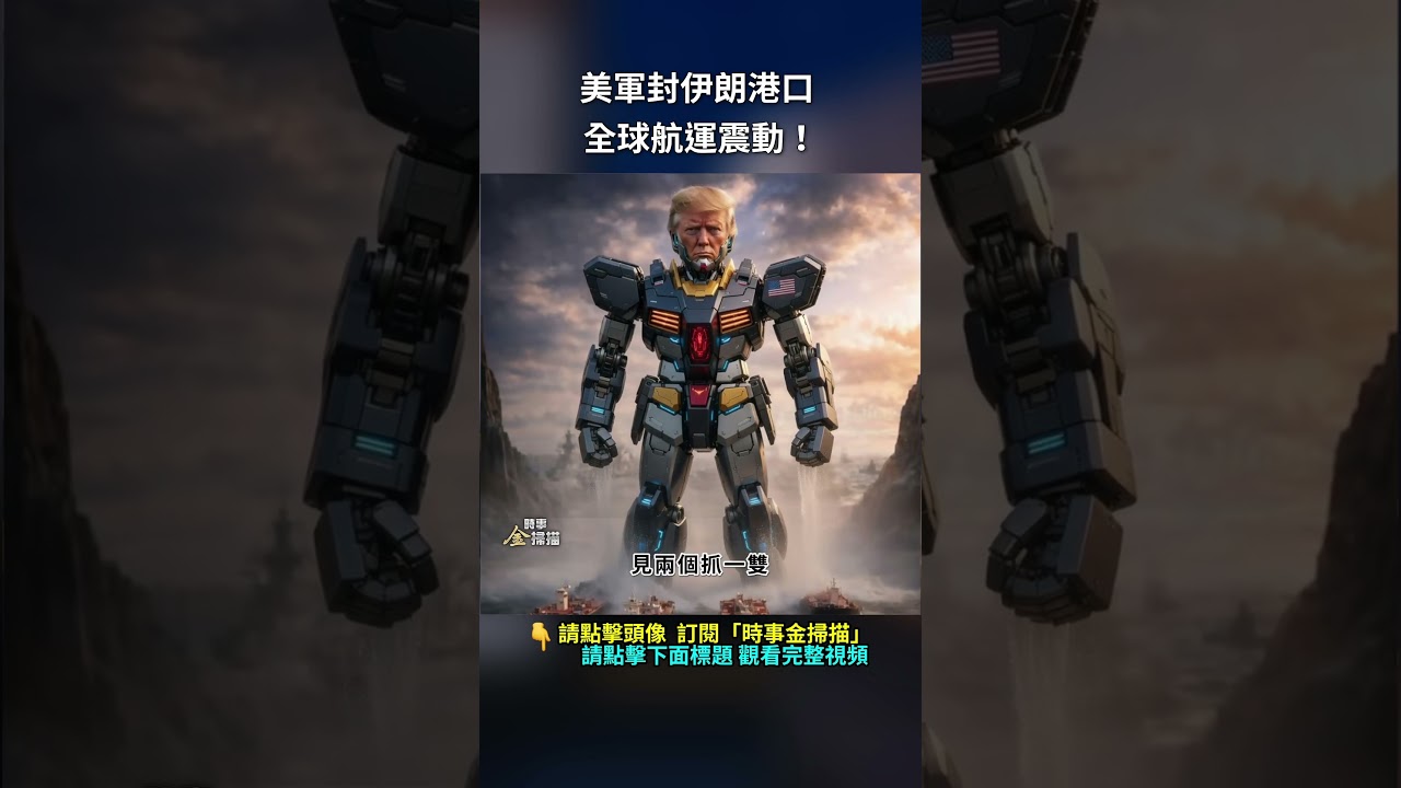 美軍封伊朗港口 全球航運震動！｜ #時事金掃描 #金然