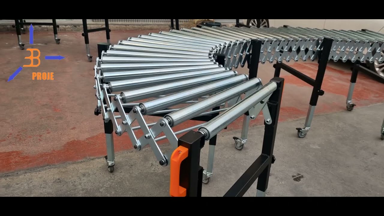 Akordiyon Konveyör - Flexible Conveyor #konveyör #elevator #conveyors #flexiblekonveyör
