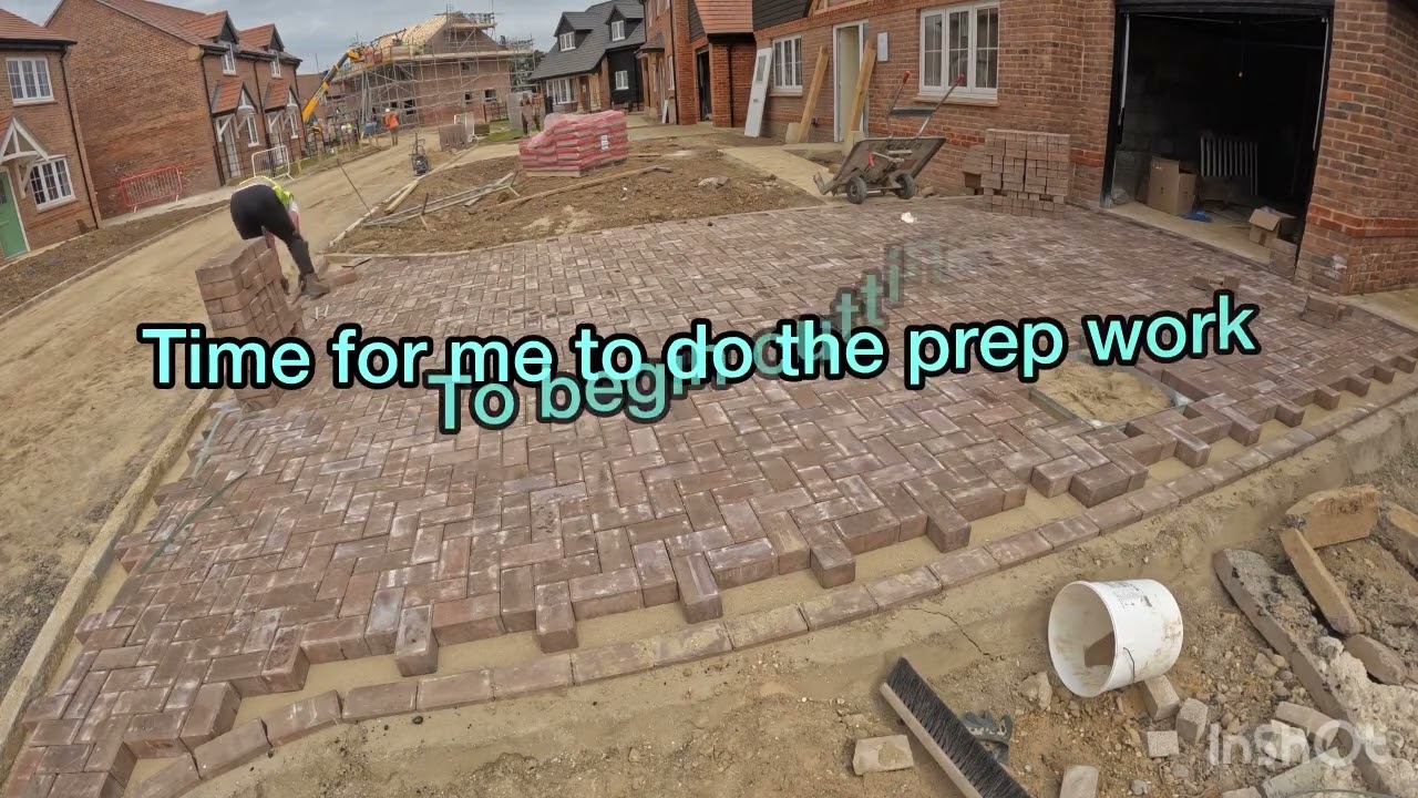 2 driveways in 1 day!!! Block paving TIMELAPSE!!!
